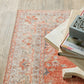 2’ x 3’ Red and Gray Oriental Scatter Rug