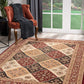 2’ x 15’ Red Decorative Diamonds Runner Rug