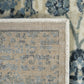 5’ x 8’ Blue Ivory Distressed Oriental Area Rug